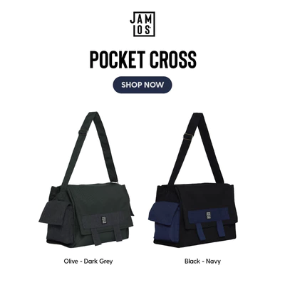 Pocket Cross - Túi chéo canvas đa năng Jamlos