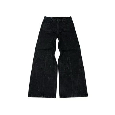 QUẦN CZ RHINESTONE WASHED JEANS