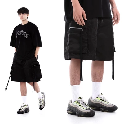 Quần đùi 9 túi oversize form rộng baggy