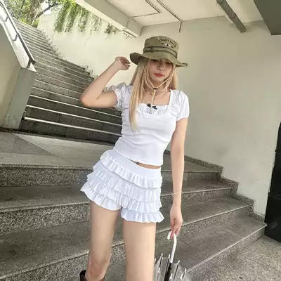 Áo body LOLI form ôm body tôn dáng Phong cách Coquette FFCLUB