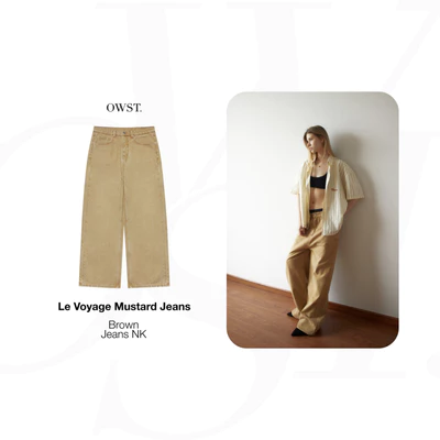 Quần Jeans Oh Wonder Studio Le Voyage Mustard
