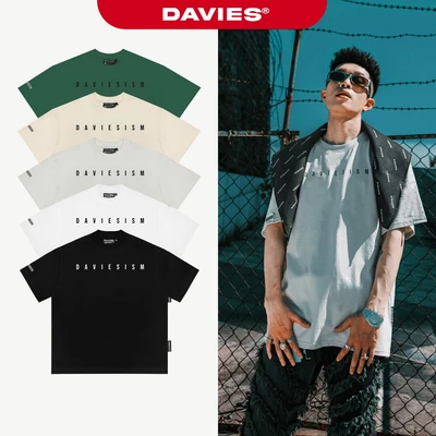 Áo phông nam nữ form DAVIES  rộng tay lỡ nhiều màu basic tee local brand Daviesism| D28-T16