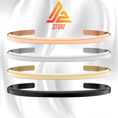 [Có thể khắc 2 mặt] Vòng DZ Eterna khắc tên theo yêu cầu cặp đôi unisex Titanium [Bảo hành 5 năm]