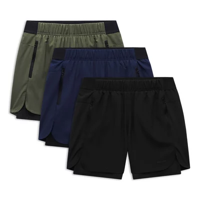 Quần Short Nam Running Layers Backnet, Chất Vải Si Giãn Thoải Mái, QS0081, SOME HOW STORE