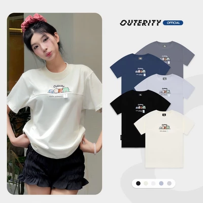 Áo Thun Baby Tee Outerity Animals / Unisex Local Brand 2024