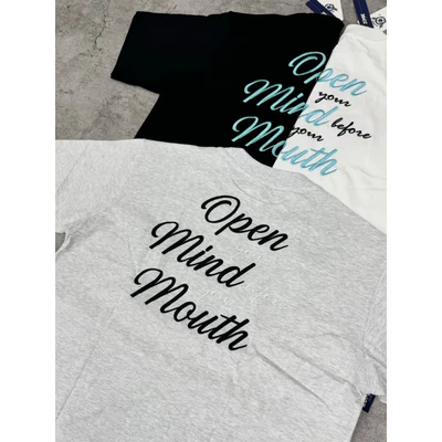 Áo thun zombieclub chữ thêu OPEN, Local Brand Unisex cotton 100 Chính Hãng