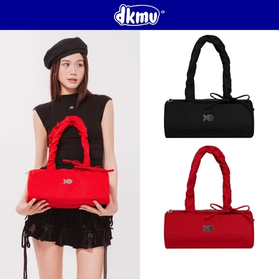 Túi đeo vai kẹp nách nữ DKMV màu đỏ, đen dáng hộp rút dây đáng yêu Mì Gối Bag l K-B44