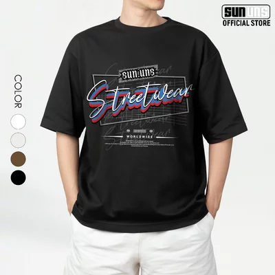 Áo Phông Local Brand Nam Nữ Unisex SUN Cổ Tròn Tay Ngắn Oversize 100% Cotton Áo Thun Nam Nữ Mã SUN24