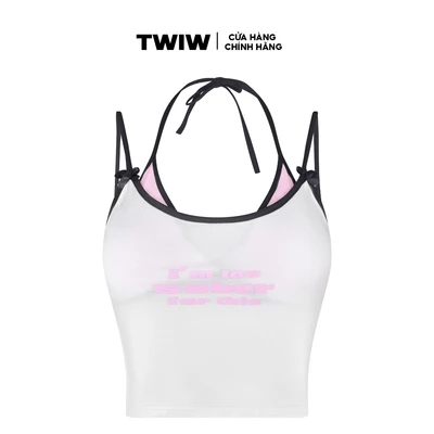 Áo yếm 2 dây buộc nơ local brand HUGUxTHATSWHATIWANT - TWIW SOBER