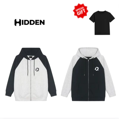 Áo Khoác Zip Basic Unisex Form Rộng Tay Lỡ - Hoodie Zip Raglan Oversize