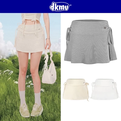 Chân váy chữ A ngắn DKMV thắt nơ màu be, xám, trắng Beatrix Skirt | K-V1