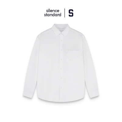 (Best Seller) Áo sơ mi cổ cài trơn/ kẻ sọc SilenceStandard Blank [SO25]