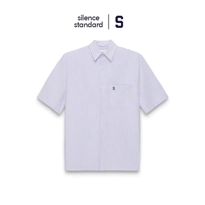 Áo sơ mi ngắn tay SilenceStandard Premium Oxford Stripe [SO07]