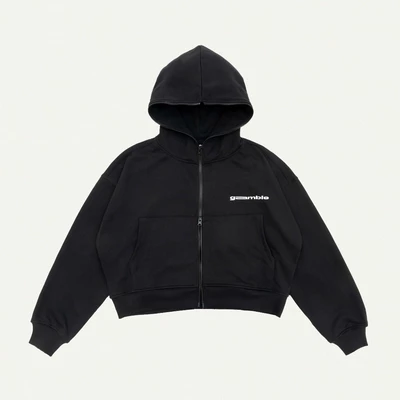 LOGO BOXY FULLZIP HOODIE / HOODIE ZIP NỈ CHÂN CUA/  GAMBLE WORLDWIDE