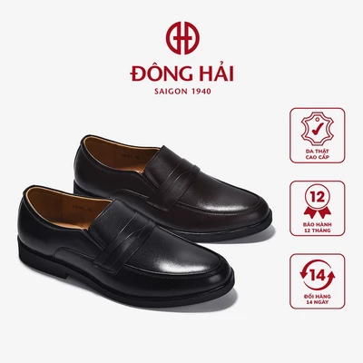Giày Tây Nam Đông Hải Da Vân Trơn - G01B7