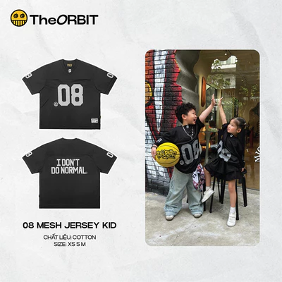 Áo Jersey bé trai bé gái Mesh Kid 08 - Thời trang local brand chính hãng
