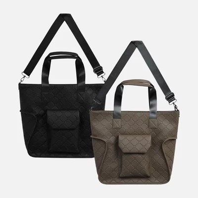 Túi Xách Nam Geometric Pat, Chất Vải Da PU Thoải Mái, TU0013, SOME HOW STORE