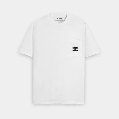 Eleven - Áo Thun Unisex Nam Nữ In Túi Mono | Màu Trắng