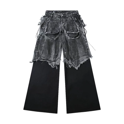 QUẦN "005 CHAOS DREAM" WAXED GREY LAYER PANTS