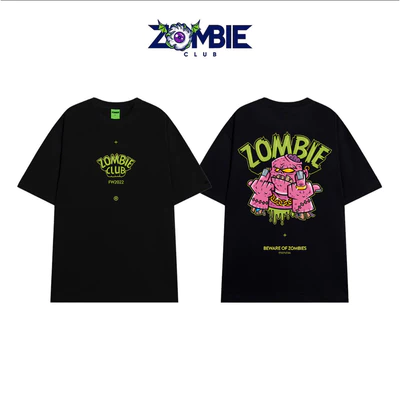 Áo Thun Zombie Club BEWARE OF ZOMBIES, Local Brand Unisex cotton 100% 250gsm Chính Hãng
