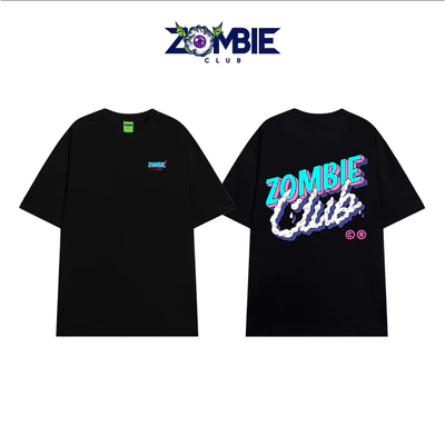 Áo Thun Zombie Club LOGO SMILE, Local Brand Unisex cotton 100% 250gsm Chính Hãng