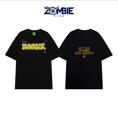 Áo Thun Zombie Club GRAFFITI, Local Brand Unisex cotton 100% 250gsm Chính Hãng