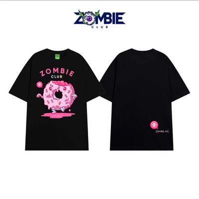 Áo Thun Zombie Club CUTE DONUT, Local Brand Unisex cotton 100% 250gsm Chính Hãng