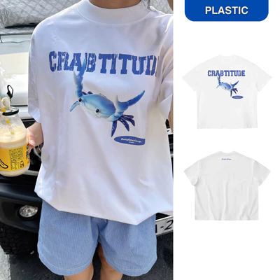 Áo thun "CUA" form boxy vải 100% cotton 2 chiều dày dặn
