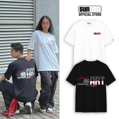 Áo Thun Local Brand Nam Nữ Áo Phông Form Rộng Unisex SUN Cổ Tròn Tay Ngắn Oversize 100% Cotton SUN15