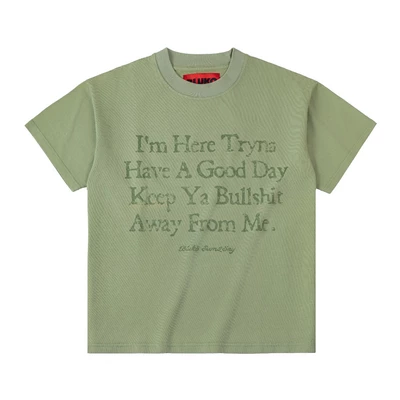Áo Thun Washed Bluko Quote24 Mocha Washed T-shirt