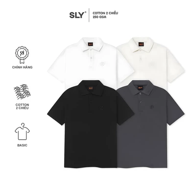 Áo Polo Cotton SLY Mini Logo 4 màu