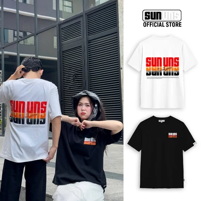 Áo Phông Local Brand Nam Nữ Unisex SUN Cổ Tròn Tay Ngắn Oversize 100% Cotton Áo Thun Nam Nữ Mã SUN02