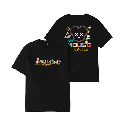 Áo thun Vato Mouse Color - Áo local brand, áo phông unisex cotton co giãn 2 chiều dáng suông, form rộng