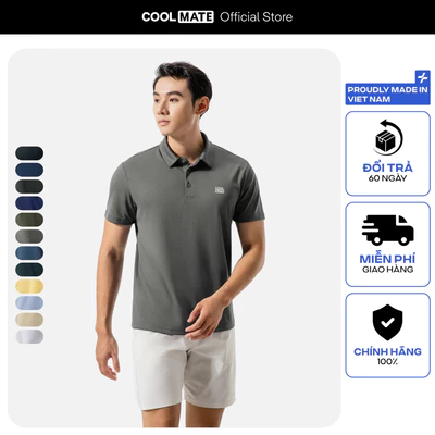 [MUA 3 GIẢM 12%]Áo Polo thể thao nam ProMax-S1 Logo thoáng khí thấm hút tốt Coolmate Livestream