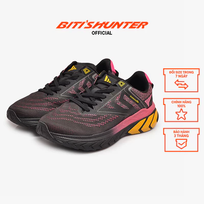 Giày Chạy Bộ Nam - Nữ Biti's Hunter Running HSM004800DEN/HSW004800DEN (Đen)