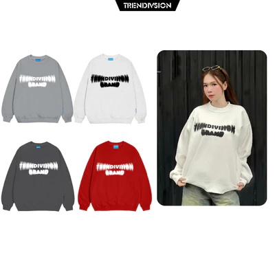 Áo Sweater Nỉ Bông TRENDIVISION Premium Boxy Form Châu Âu Dáng Rộng Unisex Nam Nữ Local Brand TD08