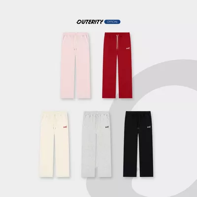 Quần Nỉ Ống Rộng Outestu Form Rộng Ống Suông / Unisex Local Brand