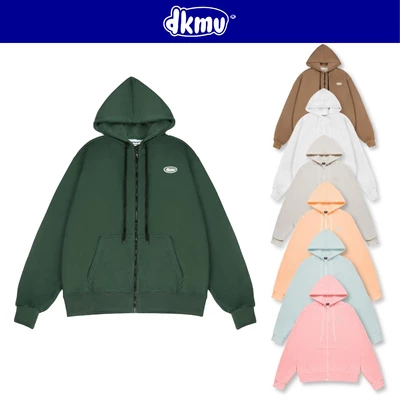Áo khoác hoodie zip local brand DKMV nữ form rộng dài dễ thương - 17 màu chất liệu nỉ thoáng mát Rubber Tag