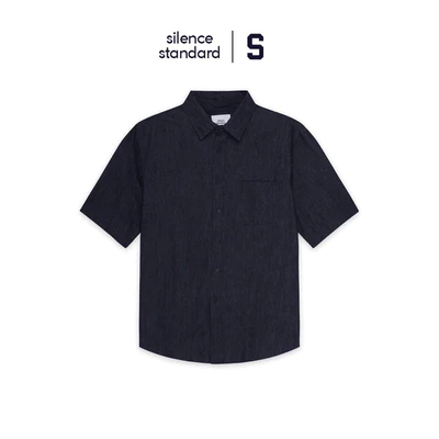 Áo sơ mi ngắn tay SilenceStandard Eco Denim Blank [SB05]