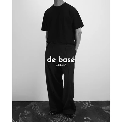 basé TROUSERS 01 - Quần Vải Ống Rộng - de basé