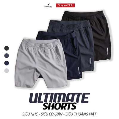 Quần Short nam TORANO ULTIMATE SHORTS  thể thao vải gió mềm siêu nhẹ co giãn tốt FSBW001
