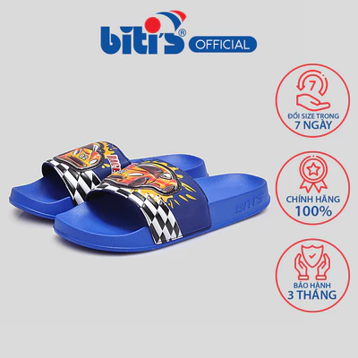Dép Eva phun Bé trai Biti's BEB004300XDD (Xanh dương đậm)