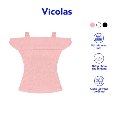 Áo nữ kiểu trễ vai thiết kế ôm body cá tính Vicolas - VICO53