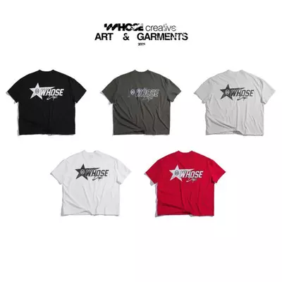 STARLIGHT TSHIRT  - Áo thun ngôi in lụa kèm thêu Whose Studio