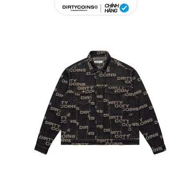 Áo Khoác DirtyCoins Frayed Logos Denim Jacket