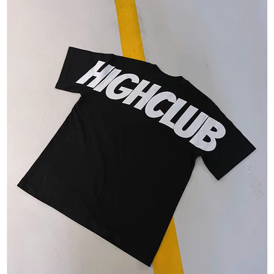 Áo thun OVERFLOW - HIGHCLUB 3 màu XANH DƯƠNG/NÂU/ĐEN form Oversize