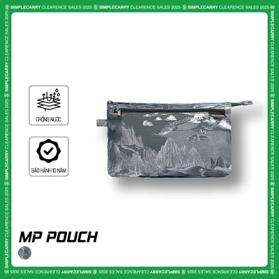 Túi Đựng Mỹ Phẩm SimpleCarry MP Pouch, Thiết Kế Nhiều Ngăn Thông Minh, Màu Black Loften