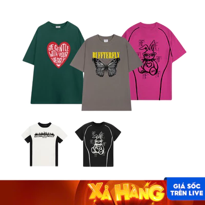 [Thanh Lí Xả Kho] ÁO THUN OVERSIZE UNISEX NAM NỮ FFCLUB MIX