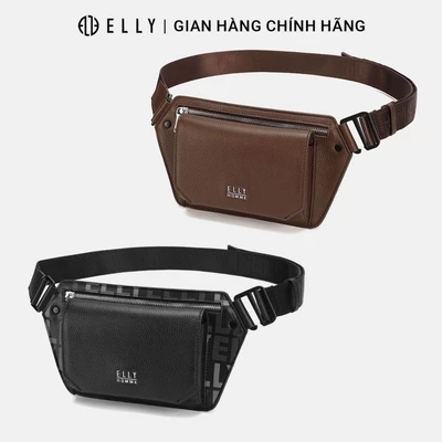 Túi bao tử nam da thật ELLY HOMME ETM29 cao cấp chính hãng