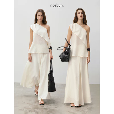 Nosbyn - Set Chân Váy & Áo Nữ Chất Tơ Nhật Cao Cấp Sang Trọng - N504-D004